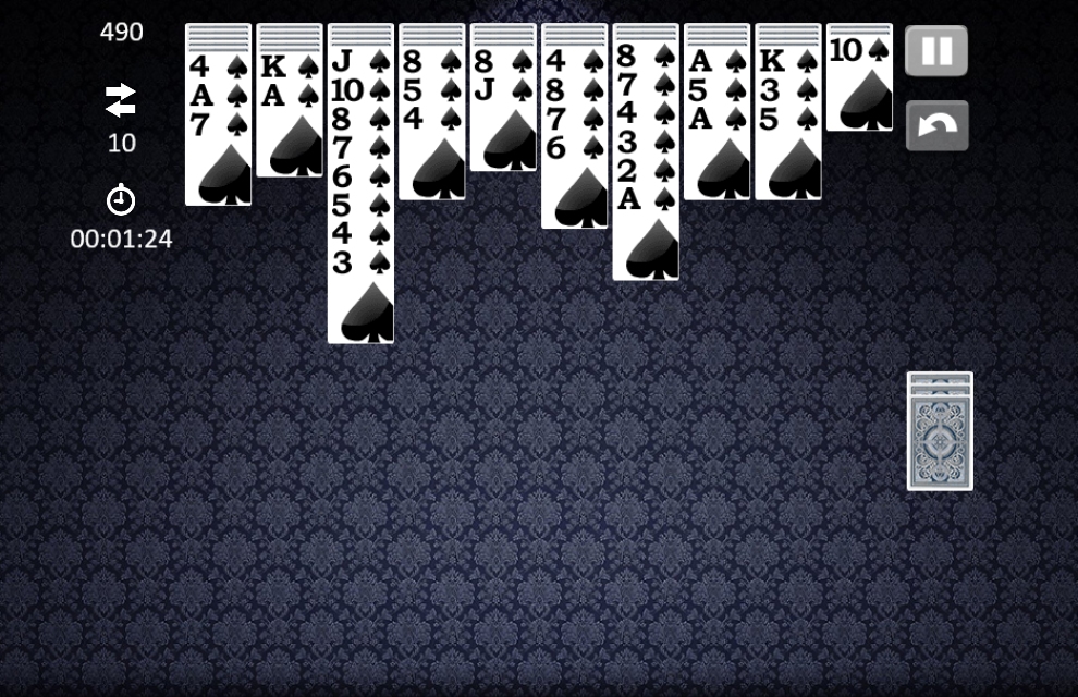 Spider Solitaire Classic Gioca Gratis Su Giochi123