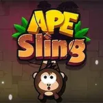 APE Sling è un gioco arcade in cui devi lanciare il tuo personaggio APE per completare il livello