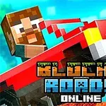 Mettiti in strada e supera le colline in Blocky Roads Online!