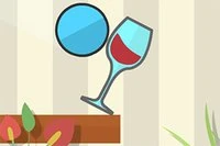 L'obiettivo in questo gioco è quello di rompere il bicchiere con il vino!