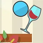 L'obiettivo in questo gioco è quello di rompere il bicchiere con il vino!