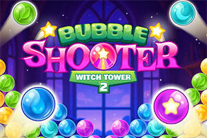 Bubble Shooter Witch Tower 2 Bubble Shooter: Witch Tower 2 riporta la magia in modo divertente e adatto a tutta la famiglia!