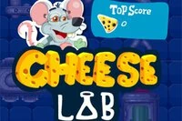 Aiuta il topolino a mangiare tutto il formaggio che può su Cheese Lab!