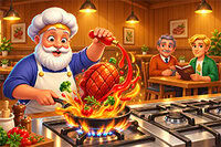 Cucina veloce e servi i clienti