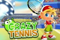 Godetevi un gioco di tennis a cartoni animati dove i giocatori combattono