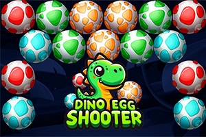 Dino Egg Shooter è un gioco divertente ambientato in un colorato mondo preistorico