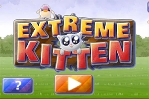 Aiuta il dolce gattino del delizioso gioco d'azione Extreme Kitten a saltare il più lontano possibile!