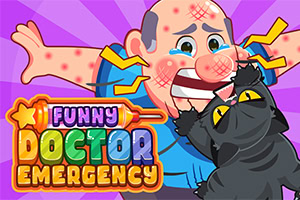 Affronta emergenze divertenti e fai sorridere i pazienti in Funny Doctor Emergency