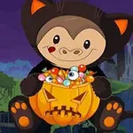 Halloween Monkey Jumper è un brillante gioco che combina giochi di scimmie, giochi di Halloween e giochi di salto