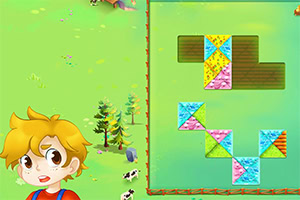 Happy Farm offre impegnativi rompicapi logici nei campi in questo gioco online