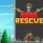 Unisciti a Hero Rescue per aiutare l'eroe a ottenere tesori nel miglior gioco di salvataggio con spilli