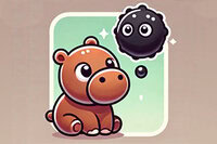 Aiuta il dolce ippopotamo pigmeo!