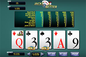 Goditi questo elegante gioco di video poker da casinò HTML5