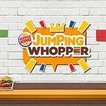 Un gioco infinito di salto del hamburger