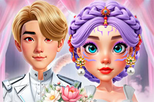 Crea look da sogno per il matrimonio di star del K pop in questa romantica storia di dress up