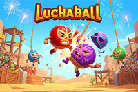 Gioca a un gioco di fisica infinito con Luchaballs rotolanti e maschere colorate