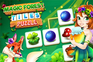 Una foresta magica piena di segreti ti aspetta in Magic Forest Tiles Puzzle