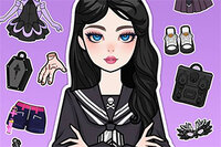 Crea look incantati in Magical Diary: Paper Dress Up