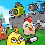 La tua prossima battaglia sta per iniziare in Merge Cannon: Chicken Defense!