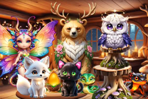 Tocca creature magiche in un mondo fantasy!