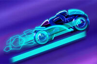 Guida, ruota e domina il mondo al neon in Neon Rider - il gioco di moto 2D