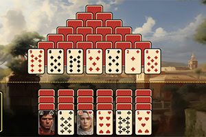 Gioca a Pyramid Solitaire nell'antica Roma