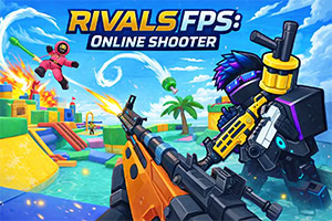 Rivals FPS: Online Shooter è uno sparatutto veloce e a blocchi con battaglie online