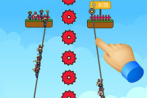 Rope Rescue è un puzzle game con controlli semplici ma una sfida sorprendente