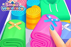 Small Wardrobe è un gioco casual accogliente pensato per gli amanti delle bambole di cotone