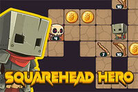 Guida Squarehead Hero attraverso ingegnosi dungeon a turni