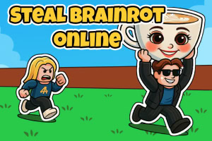 Steal Brainrot Online è un gioco di rapine caotico e coinvolgente dove ogni mossa è un rischio