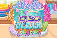Prepara una dolce torta gelatina dell'oceano