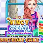 Vincy vuole cuocere una torta colorata per il suo compleanno