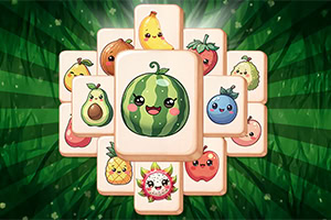 Placa la sete di giochi casual in Watermelon Mahjong!