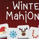 Il classico gioco del solitario Mahjong a tema invernale