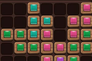 Completa righe e colonne in questo puzzle di blocchi di legno
