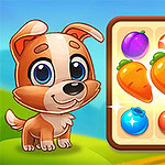 Unisciti a Oscar, il cane da fattoria super sveglio, in Yummy Tales 3 – il divertente e coinvolgente puzzle Match 3!