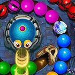 Gioco di Zuma con diversi livelli e grafica interessante, in cui devi abbinare le sfere per colore