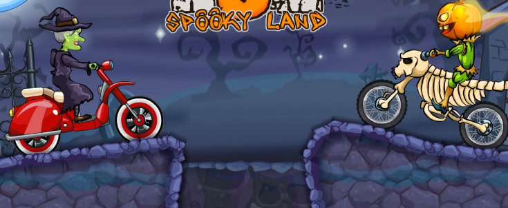 Moto X3M Spooky Land è un gioco di moto